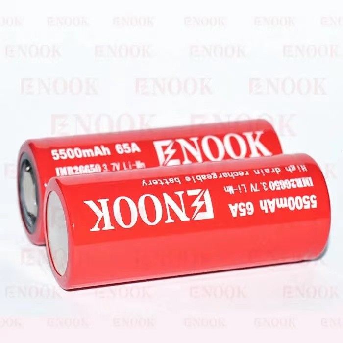 5500mAh 3.7V batteria agli ioni di litio 26650 ricaricabile 18650 batteria ad alto scarico