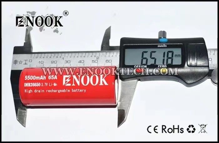 5500mAh 3.7V batteria agli ioni di litio 26650 ricaricabile 18650 batteria ad alto scarico
