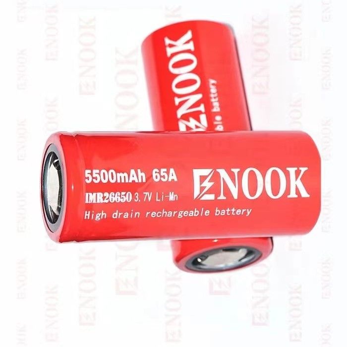 5500mAh 3.7V batteria agli ioni di litio 26650 ricaricabile 18650 batteria ad alto scarico