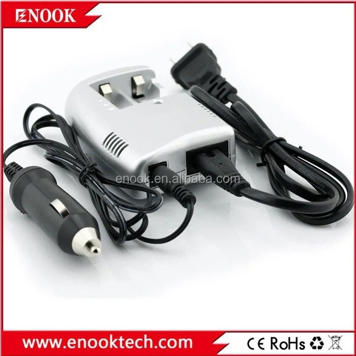 Plastico 18650 Smart Li Ion Battery Charger Altoparlanti alimentati Colore argento