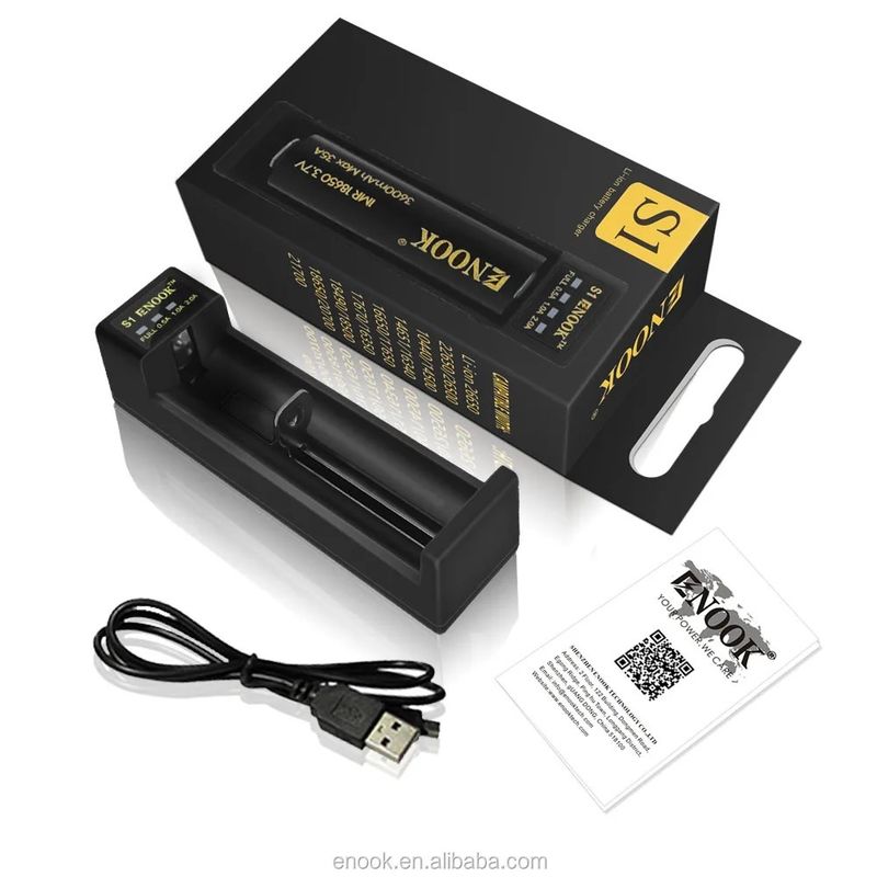 Caricabatterie Li-Ion a corrente continua 4.2V Smart Multi Charger con corrente 2A 1A 0.5A