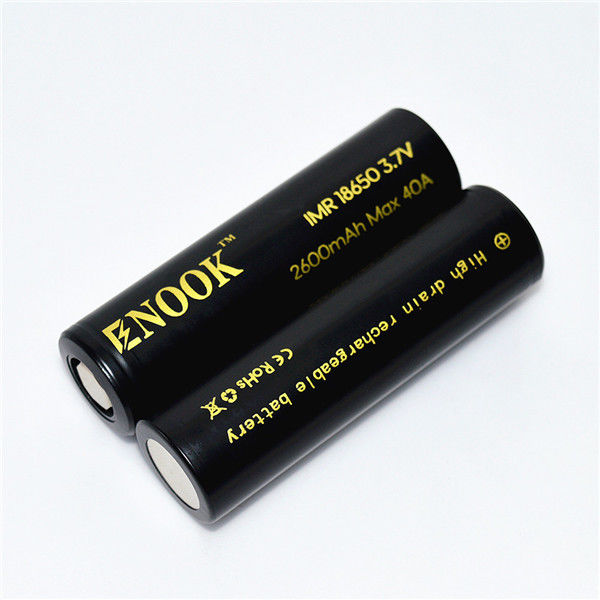 Enook batteria globe 18650 batteria alti livelli di scarica enook 18650 2600mAh 40A 18650 batteria agli ioni di litio