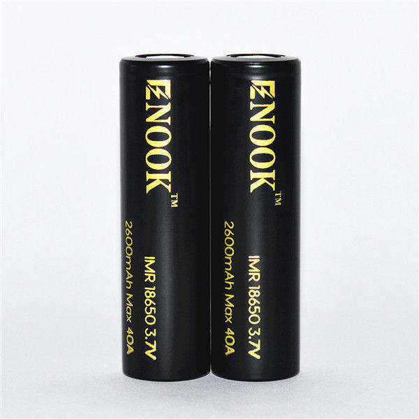 Enook batteria globe 18650 batteria alti livelli di scarica enook 18650 2600mAh 40A 18650 batteria agli ioni di litio