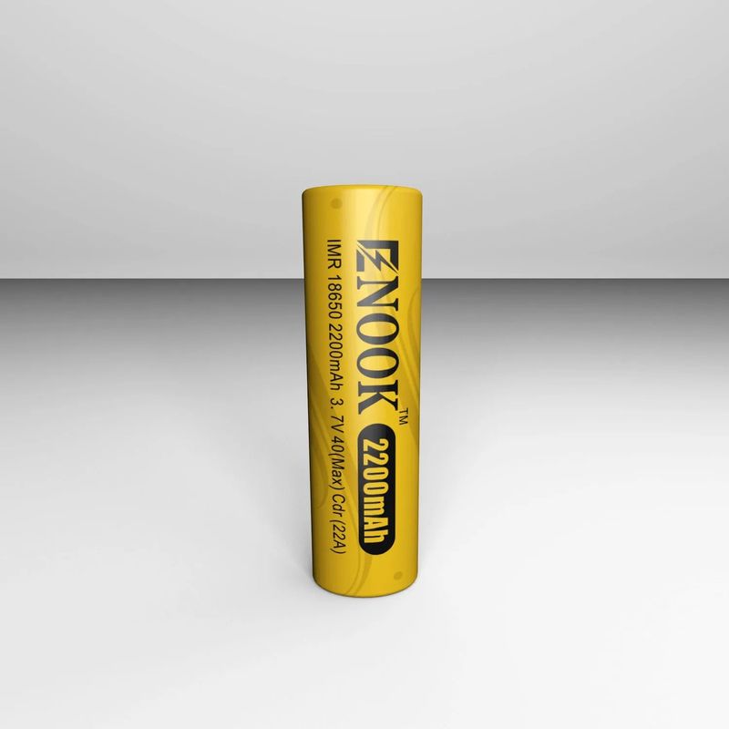 Doublepow Prezzo all'ingrosso 18650 3.7V 2200mah batteria ricaricabile 40A 3.7V mod 18650 batteria gialla agli ioni di litio