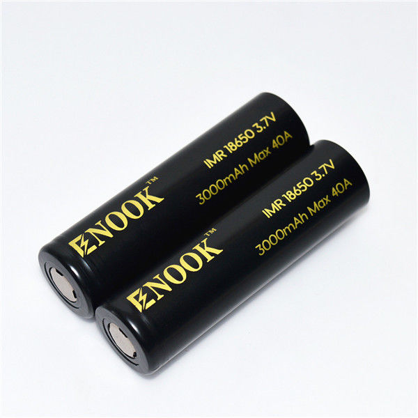 Batteria ricaricabile ad ioni di litio ad alta capacità 40A 18650 3.7 V Batteria di 3000mah