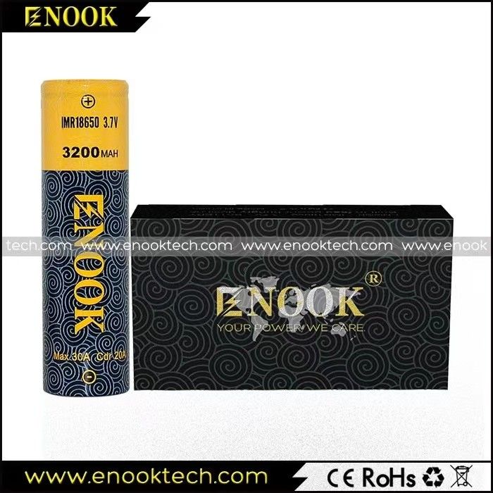 18650 Batteria agli ioni di litio Cella 3200mAh 3.7V Alta velocità di scarica Per laptop