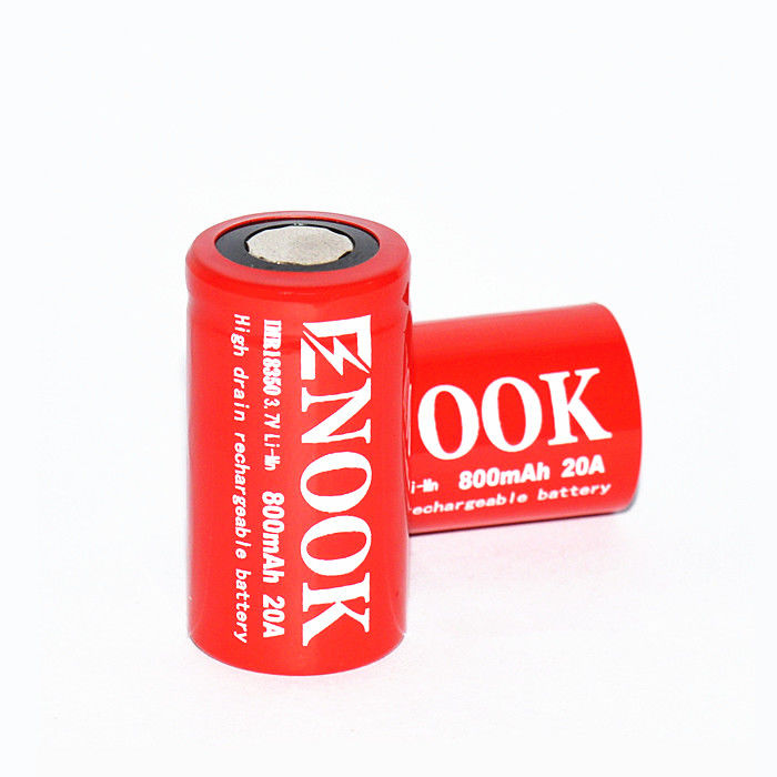 Batteria ricaricabile IMR Li Ion 800mAh 20amp 18350 Li Mn Batteria per torcia