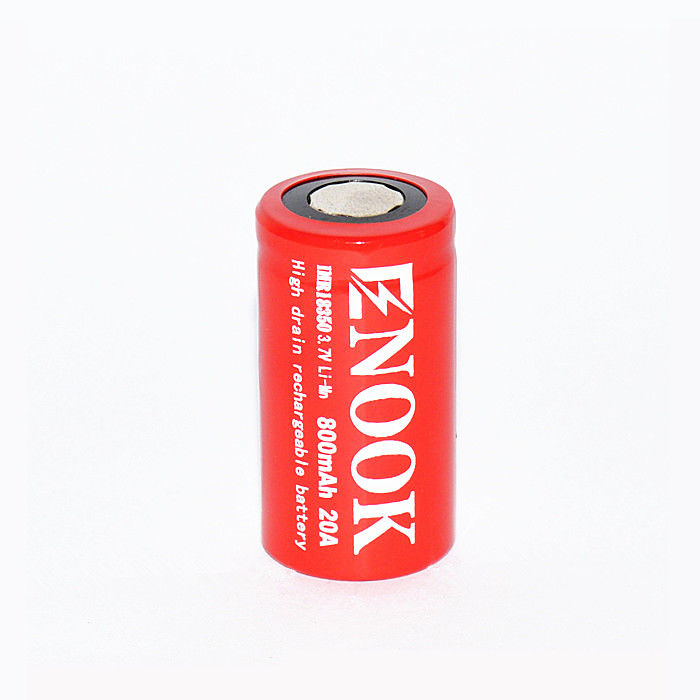 Batteria ricaricabile IMR Li Ion 800mAh 20amp 18350 Li Mn Batteria per torcia