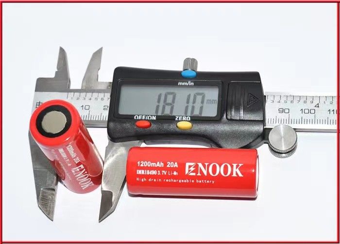 18490 1200mAh enook 20A 3.7v per bicicletta elettrica 18490 batteria ricaricabile PK agm batteria 12V