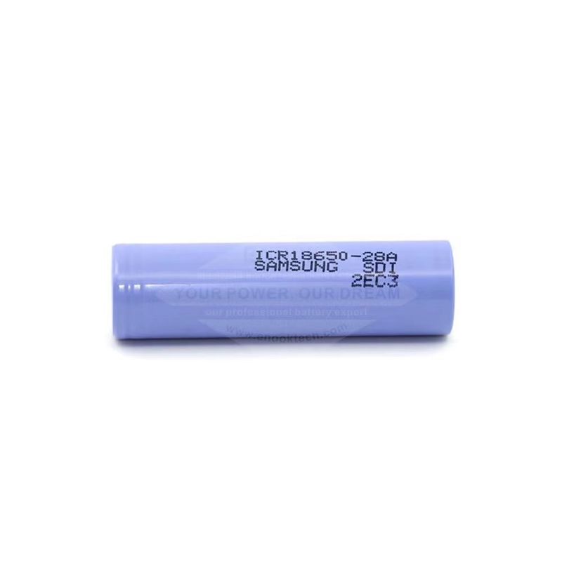 Ricaricabile 3.7 V 18650 Batteria Li-Ion 2800mAh Batteria Li-Ion ad alta potenza