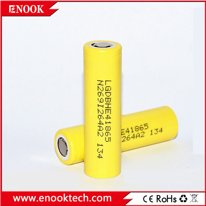 Batteria HE4 all'ingrosso, ICR18650HE4 18650 2500mAh 3.6V batteria HE4, he2 35Amps 18650 3.7v batteria polimerica agli ioni di litio