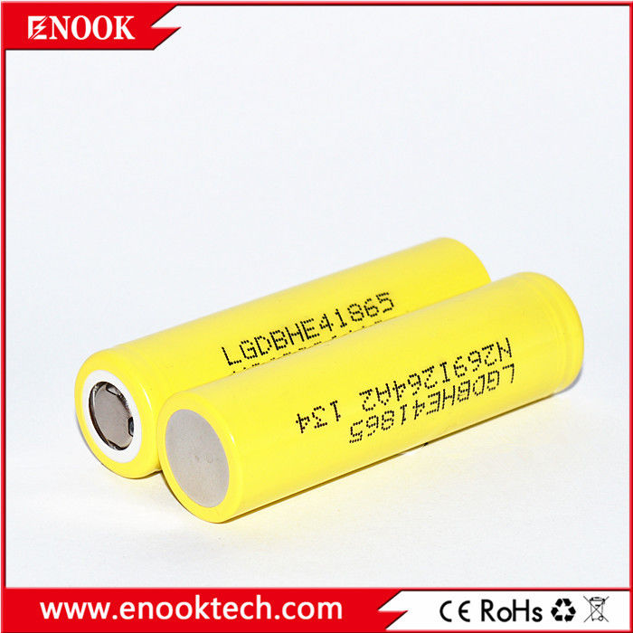 Batteria HE4 all'ingrosso, ICR18650HE4 18650 2500mAh 3.6V batteria HE4, he2 35Amps 18650 3.7v batteria polimerica agli ioni di litio