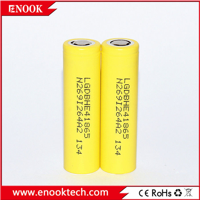 Batteria HE4 all'ingrosso, ICR18650HE4 18650 2500mAh 3.6V batteria HE4, he2 35Amps 18650 3.7v batteria polimerica agli ioni di litio