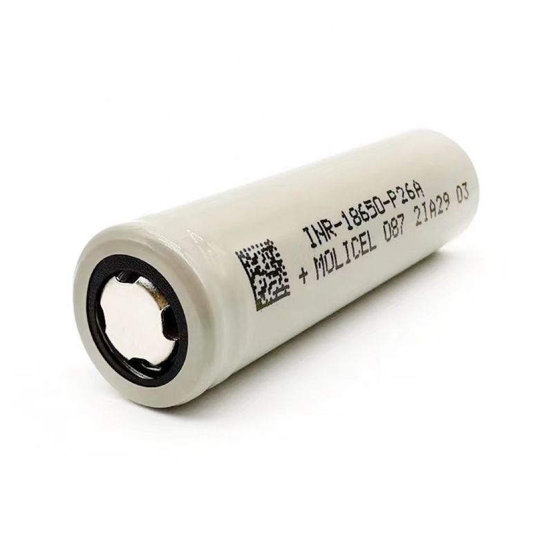 Cellula ad alte prestazioni 3.7v I Molicel 3.7v 2600mah 18650 P26A Batteria ricaricabile per elettronica di consumo