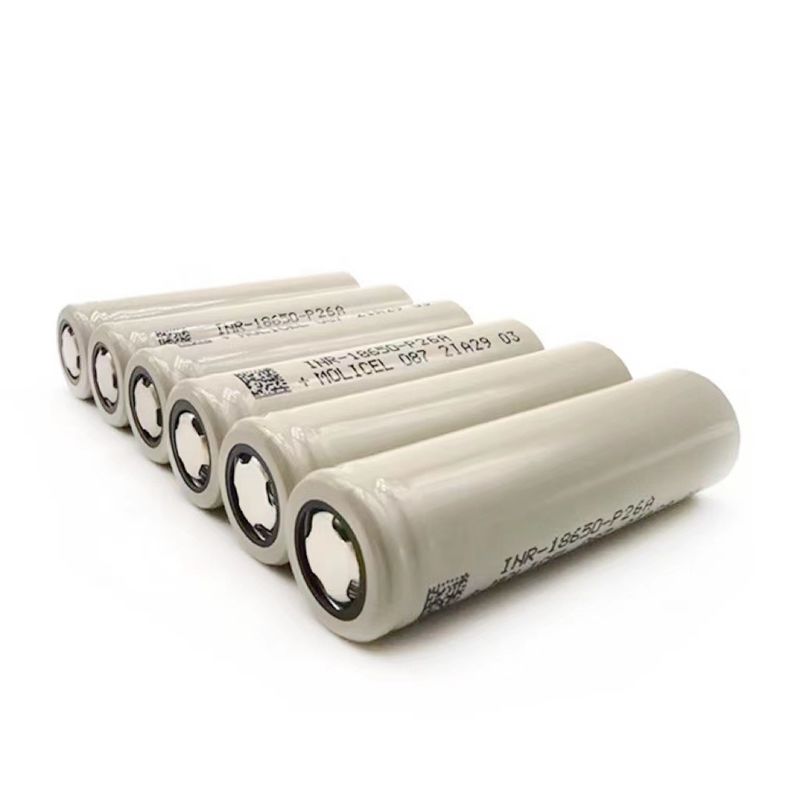 Cellula ad alte prestazioni 3.7v I Molicel 3.7v 2600mah 18650 P26A Batteria ricaricabile per elettronica di consumo