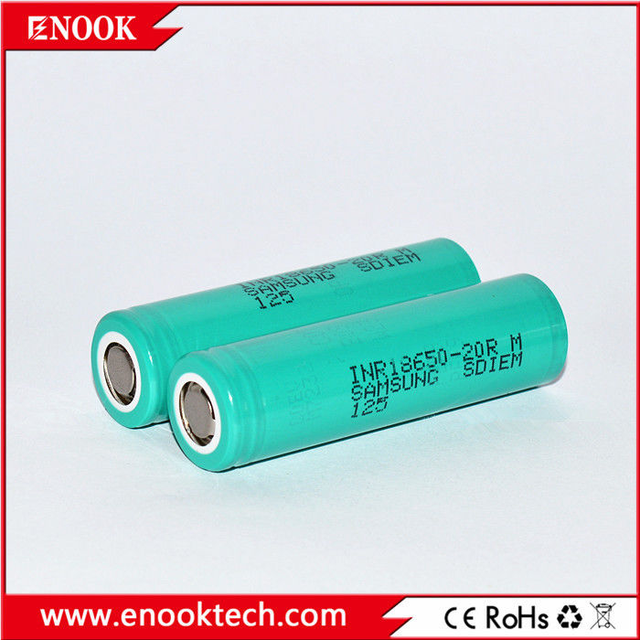 In magazzino 18650 samsung 20R 3.7v 2000mah 18650 batteria al litio ricaricabile agli ioni di litio per batterie