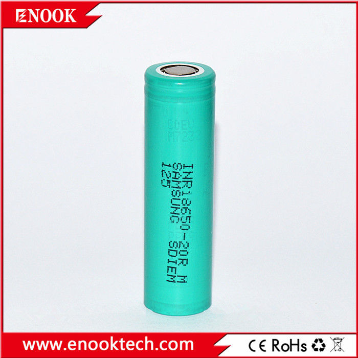 In magazzino 18650 samsung 20R 3.7v 2000mah 18650 batteria al litio ricaricabile agli ioni di litio per batterie