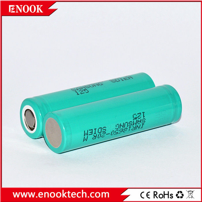In magazzino 18650 samsung 20R 3.7v 2000mah 18650 batteria al litio ricaricabile agli ioni di litio per batterie