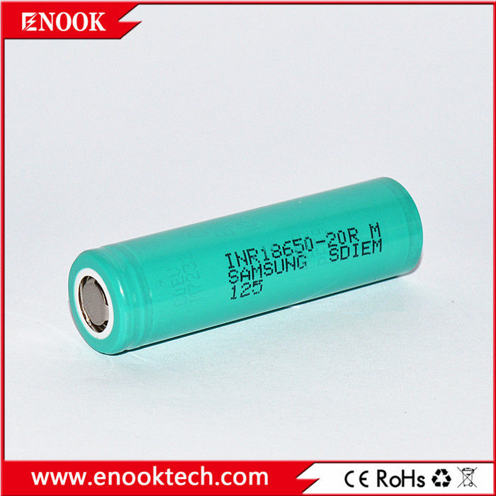 In magazzino 18650 samsung 20R 3.7v 2000mah 18650 batteria al litio ricaricabile agli ioni di litio per batterie