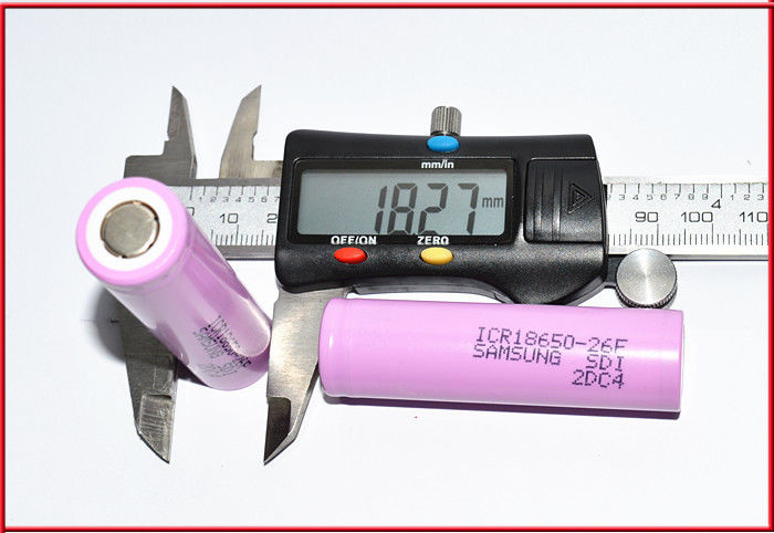 SAM ICR18650 26F 2600mAh 26JM 26J 26H 3.6V 18650 2600mAh batteria al litio 510 batteria a filo