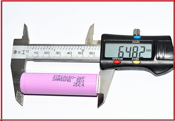 SAM ICR18650 26F 2600mAh 26JM 26J 26H 3.6V 18650 2600mAh batteria al litio 510 batteria a filo