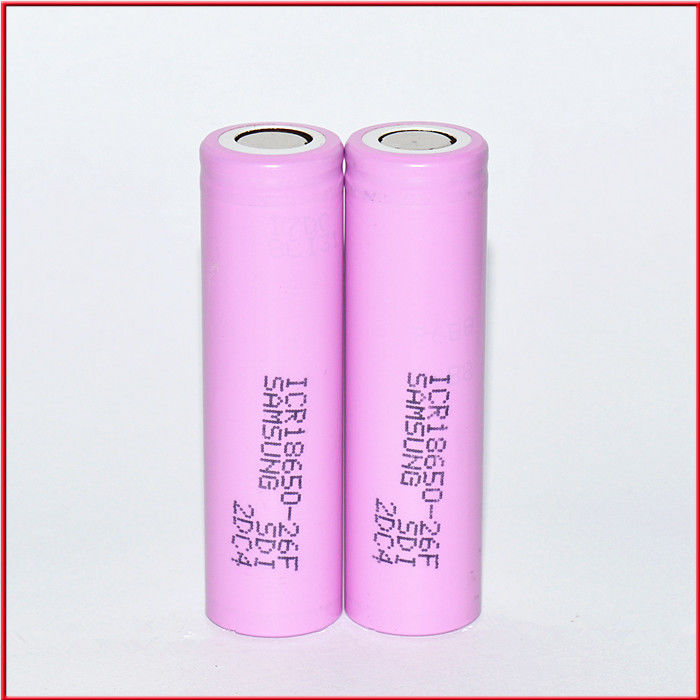 SAM ICR18650 26F 2600mAh 26JM 26J 26H 3.6V 18650 2600mAh batteria al litio 510 batteria a filo