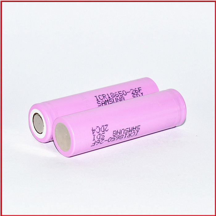 SAM ICR18650 26F 2600mAh 26JM 26J 26H 3.6V 18650 2600mAh batteria al litio 510 batteria a filo