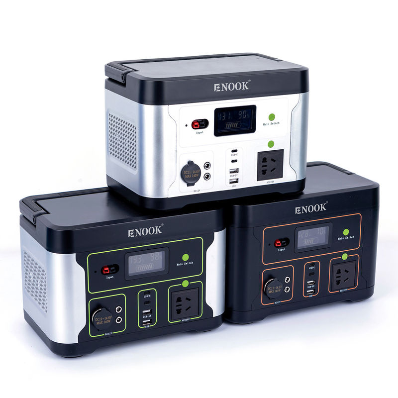 500W LiFePO4 Stazioni di alimentazione portatili all'aria aperta Batteria di accumulo di energia domestica per computer portatili