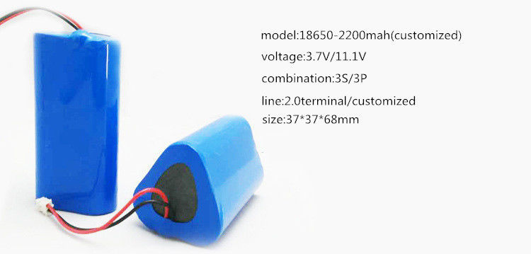 3S3P 18650 Batteria agli ioni di litio 2200mah 3.7V 11.1V Per utensili elettrici