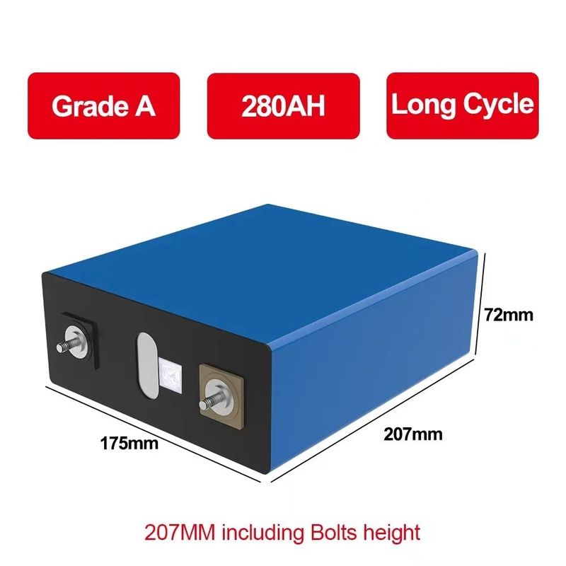 Batteria a ciclo profondo monoomero agli ioni di litio di grado A 300Ah 3,2V