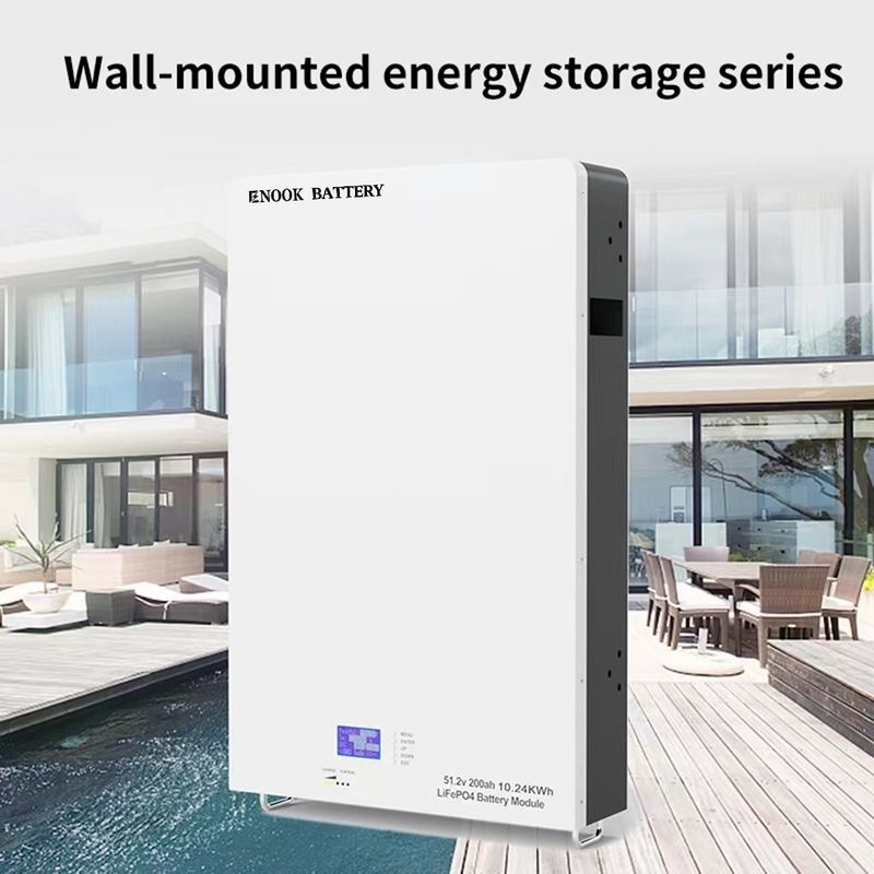 51.2V Home Energy Storage Battery LFP LiFePO4 Batteria solare per inverter ibrido