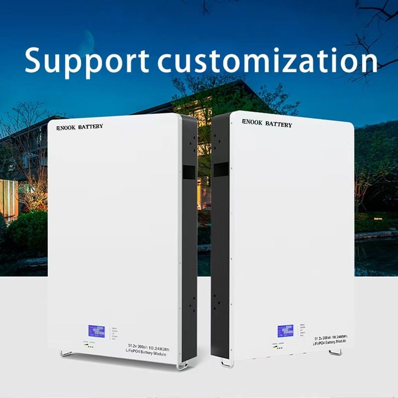 51.2V LiFePO4 Batteria di accumulo di energia solare domestica personalizzata per inverter ibrido