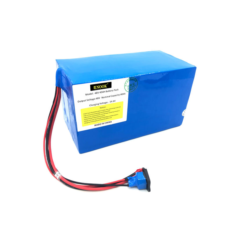 Tipo blu 48V 40ah E Scooter Batteria agli ioni di litio personalizzata per veicoli elettrici