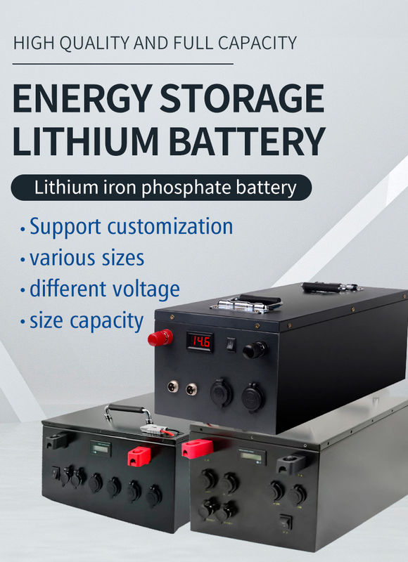 Nero 51.2V 200Ah LiFePo4 Batteria del carrello da golf a ioni di litio 10KW Batteria del servers rack
