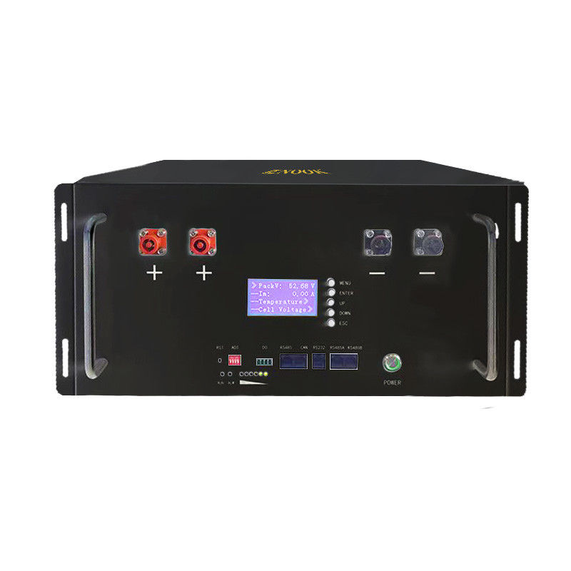 Smart BMS LiFePO4 10kwh 48V 200Ah Solar Lithium Ion Server Rack Mounted Battery Pack per il sistema solare
