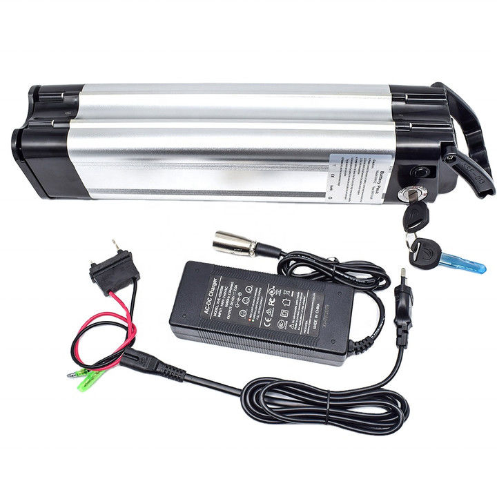 E Bike Silver Fish Lithium Battery Pack raccomandato per temperatura di conservazione di 23 ± 5°C