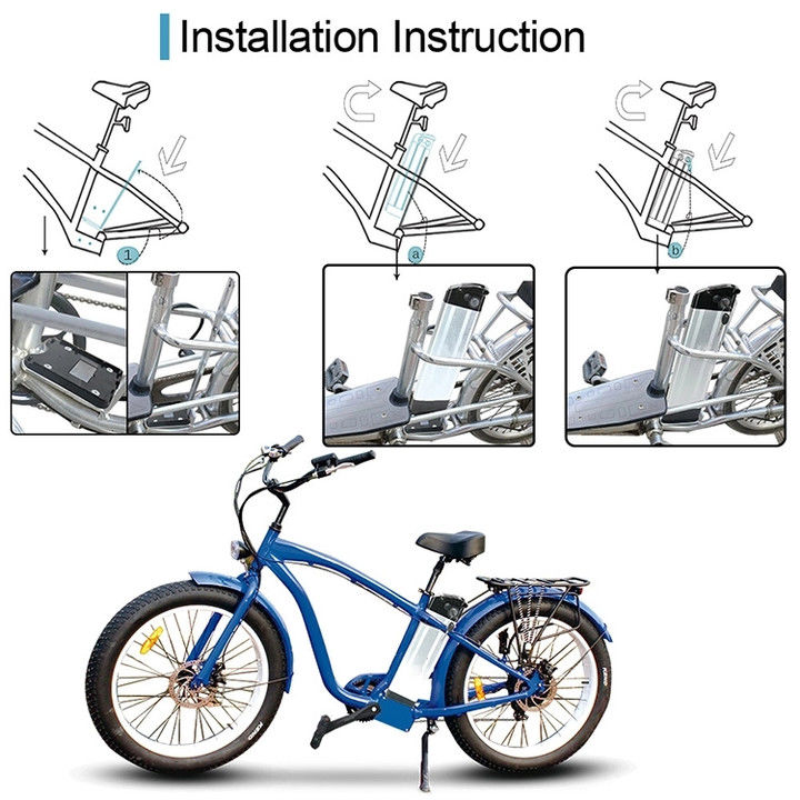 E Bike Silver Fish Lithium Battery Pack raccomandato per temperatura di conservazione di 23 ± 5°C