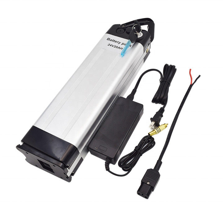 E Bike Silver Fish Lithium Battery Pack raccomandato per temperatura di conservazione di 23 ± 5°C