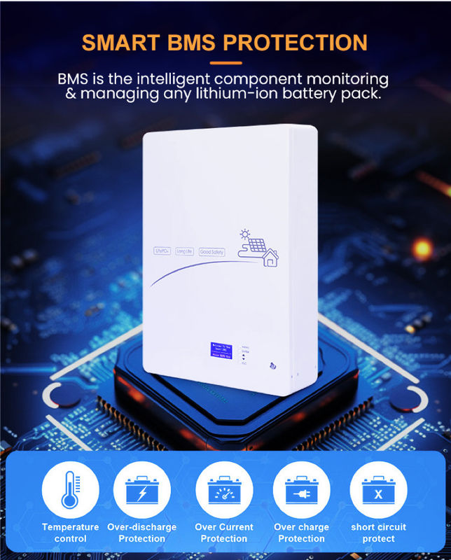 Enook Solar 5KWH 10KWH LifePO4 Batteria al litio 24V 48V Energia solare 200Ah Power Wall Lifepo4 Pack