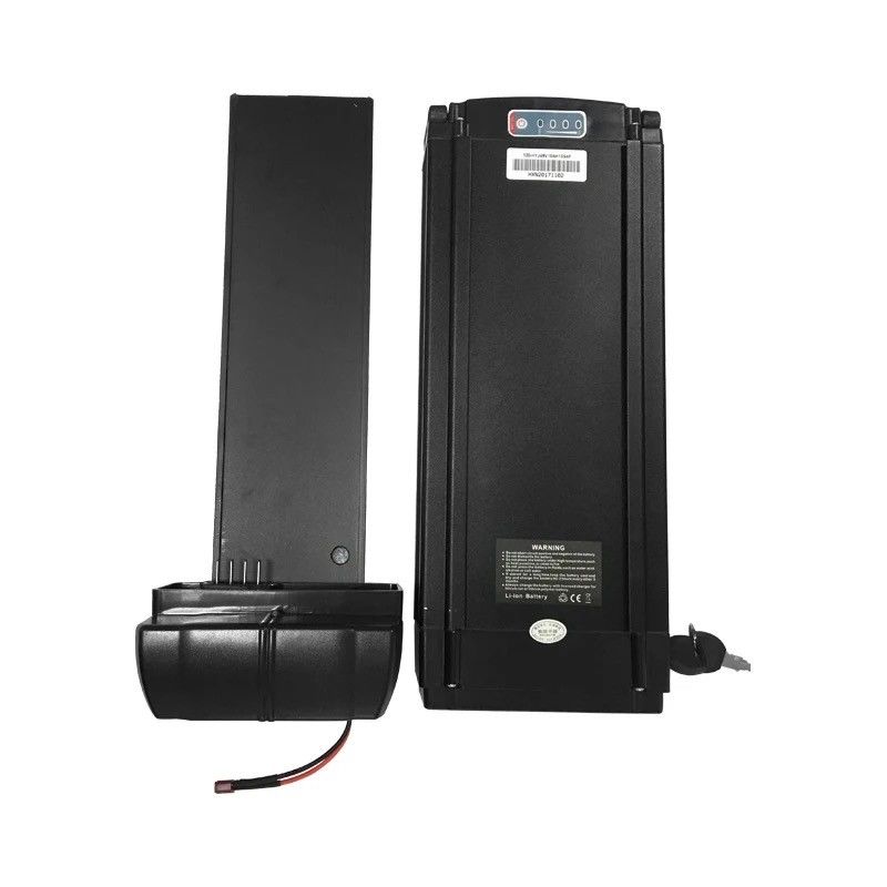 Eco-Friendly Rear Rack E Bike Battery Pack Sliver Batteria agli ioni di litio per biciclette elettriche