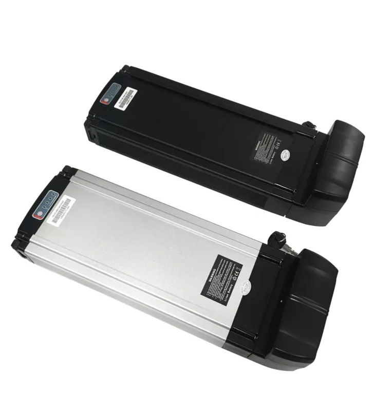 Eco-Friendly Rear Rack E Bike Battery Pack Sliver Batteria agli ioni di litio per biciclette elettriche
