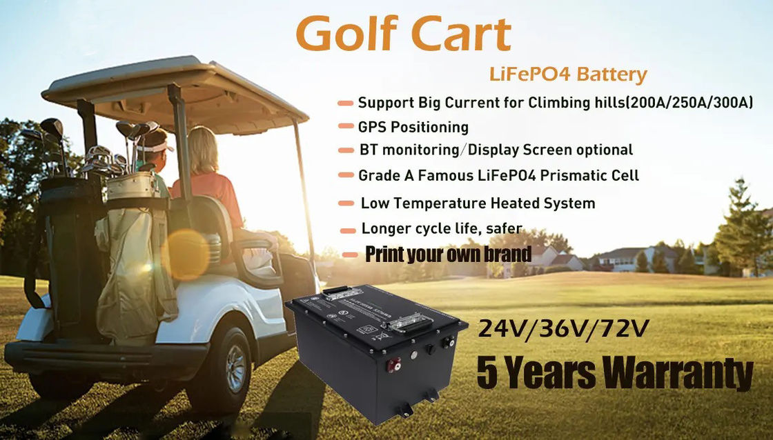 Batteria per carrello da golf a ioni di litio a celle automatiche di grado A per esigenze OEM/ODM