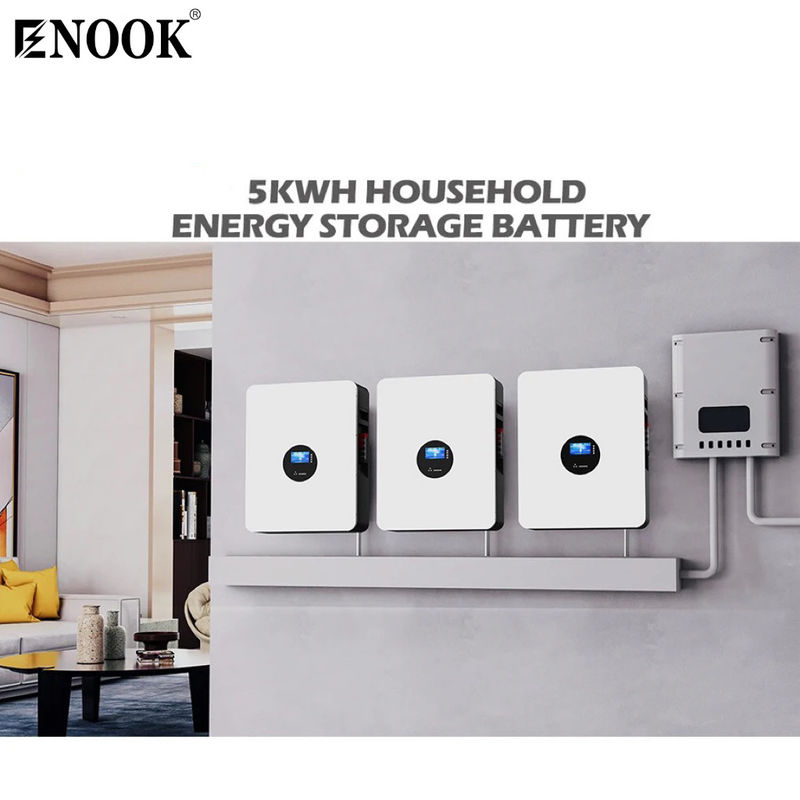 Personalizzazione 51.2V 100A 5.12KWh Lifepo4 Home Storage Battery con Smart BMS