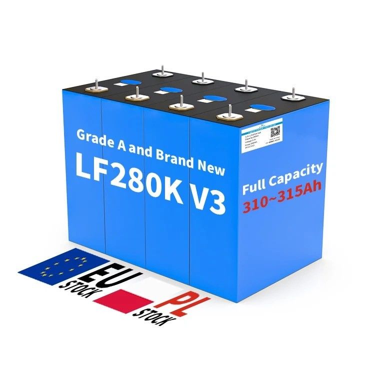 Batteria ricaricabile personalizzabile 3.2V 50Ah 280ah 320ah LifePo4 batteria per camper RV