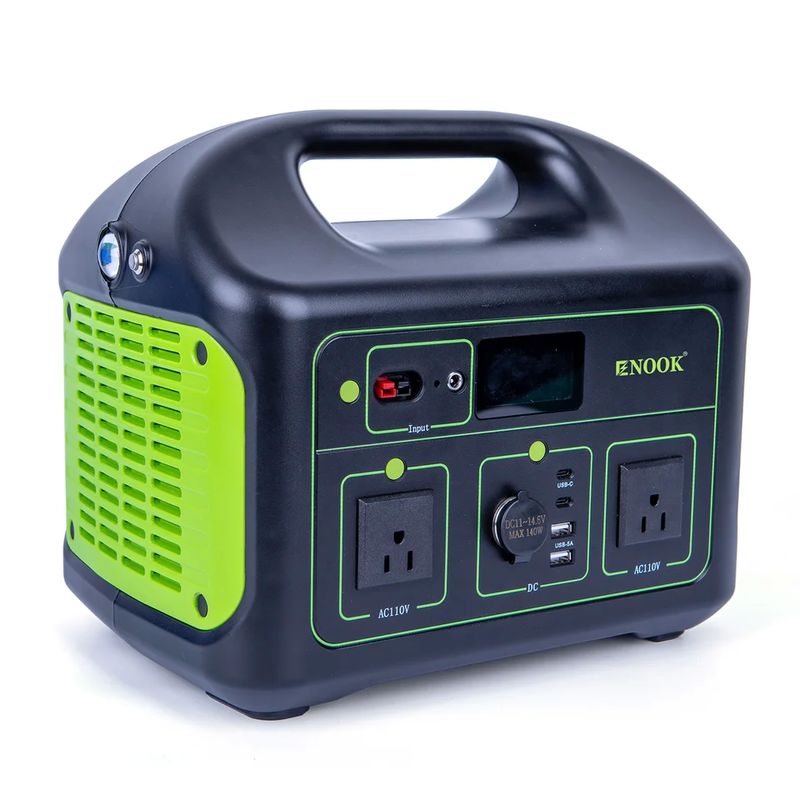 500Wh LiFePo4 Batteria Home Energy Storage Ricarica solare Centrale elettrica portatile 1000W