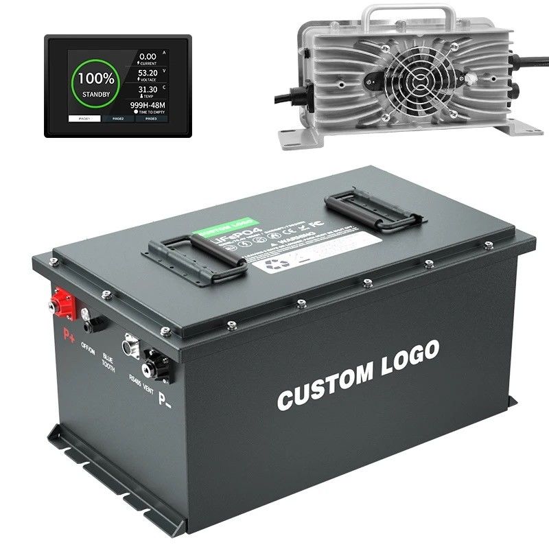 OEM/ODM Lifepo4 Batteria Golf Cart Batteria 24V 36V 48V 72V 50Ah 100Ah 200Ah con Smart BMS