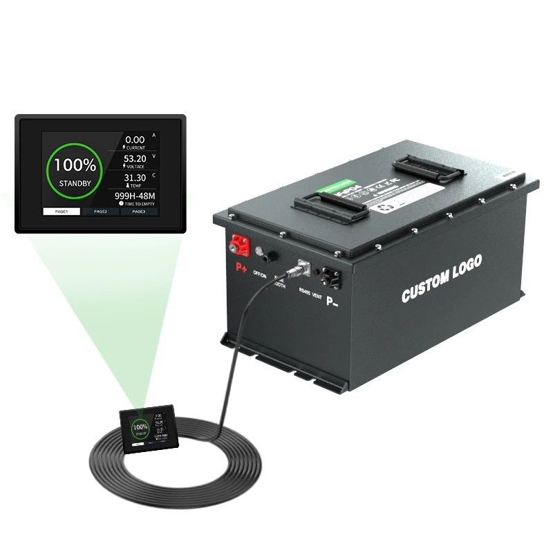 IP67 batteria al litio ferro fosfato carrello da golf Lifepo4 batteria agli ioni di litio 51.2v ciclo profondo
