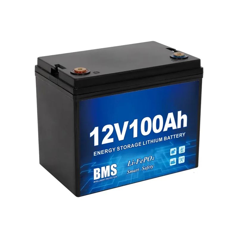 12V 24V 48V Lifepo4 batteria con 120A corrente di scarica batteria al litio ferro fosfato