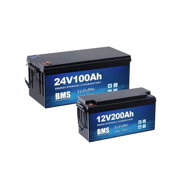 Vita del ciclo profondo 4000 volte 12V 200ah Batteria LiFePO4 per sistema di accumulo solare domestico e camper