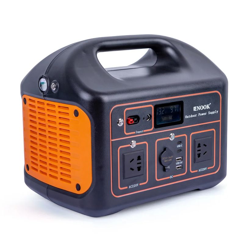 Centrale elettrica portatile per emergenza all'aperto 1000W onda sinusale pura con adattatore CA